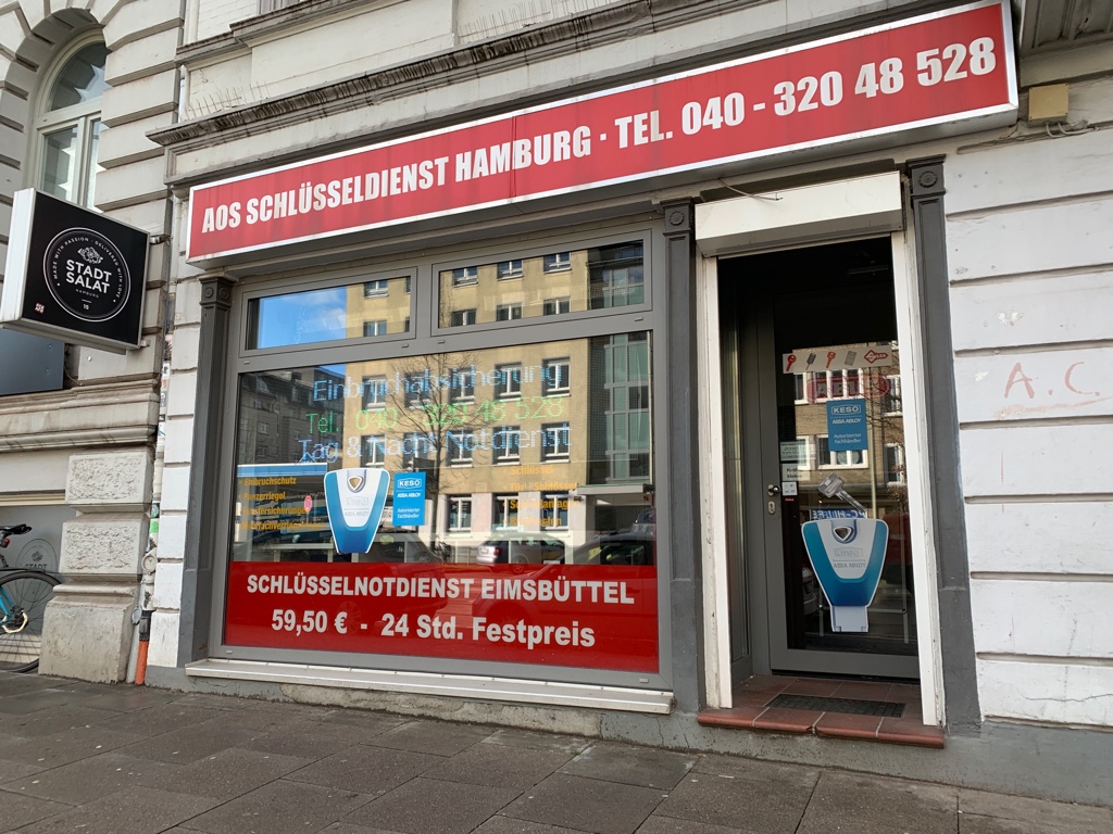 AOS Schlüsseldienst Hamburg & Schlüsselnotdienst Eimsbüttel